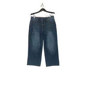 Judy blue size 18 W cropped jeans high-rise zip-fly stretchy comfort travel